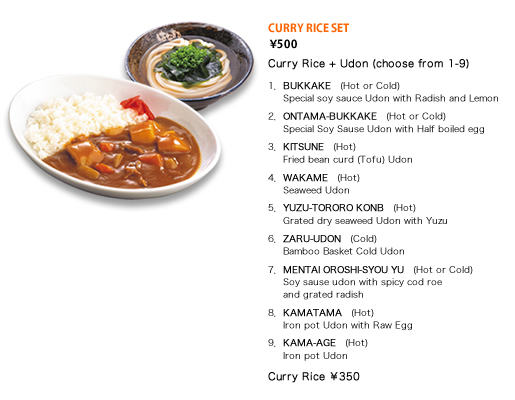 Curry Rice Set