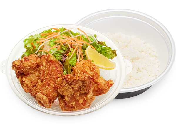 鶏千 から揚げ弁当 おしながき 讃岐うどんのはなまるうどん 鶏千 から揚げ弁当 おしながき 讃岐うどんのはなまるうどん