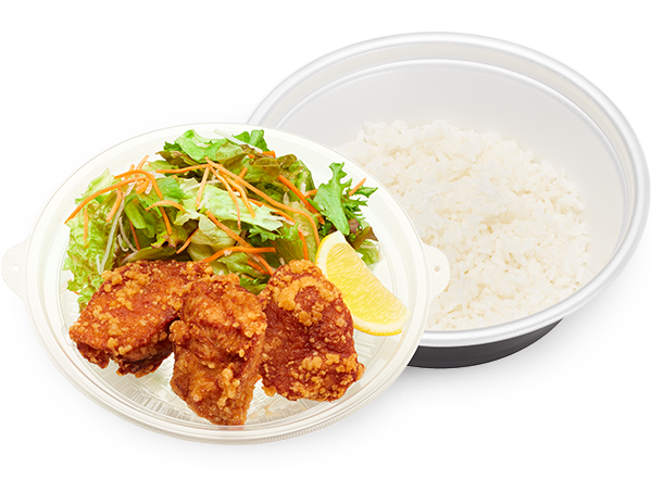 鶏千 から揚げ弁当 おしながき 讃岐うどんのはなまるうどん