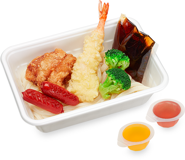ちびっこうどん弁当 おしながき 讃岐うどんのはなまるうどん ちびっこうどん弁当 おしながき 讃岐うどんのはなまるうどん