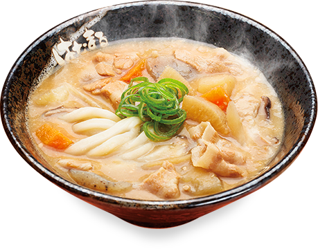 具・たくさん!豚汁うどん