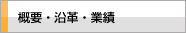 概要・沿革・業績