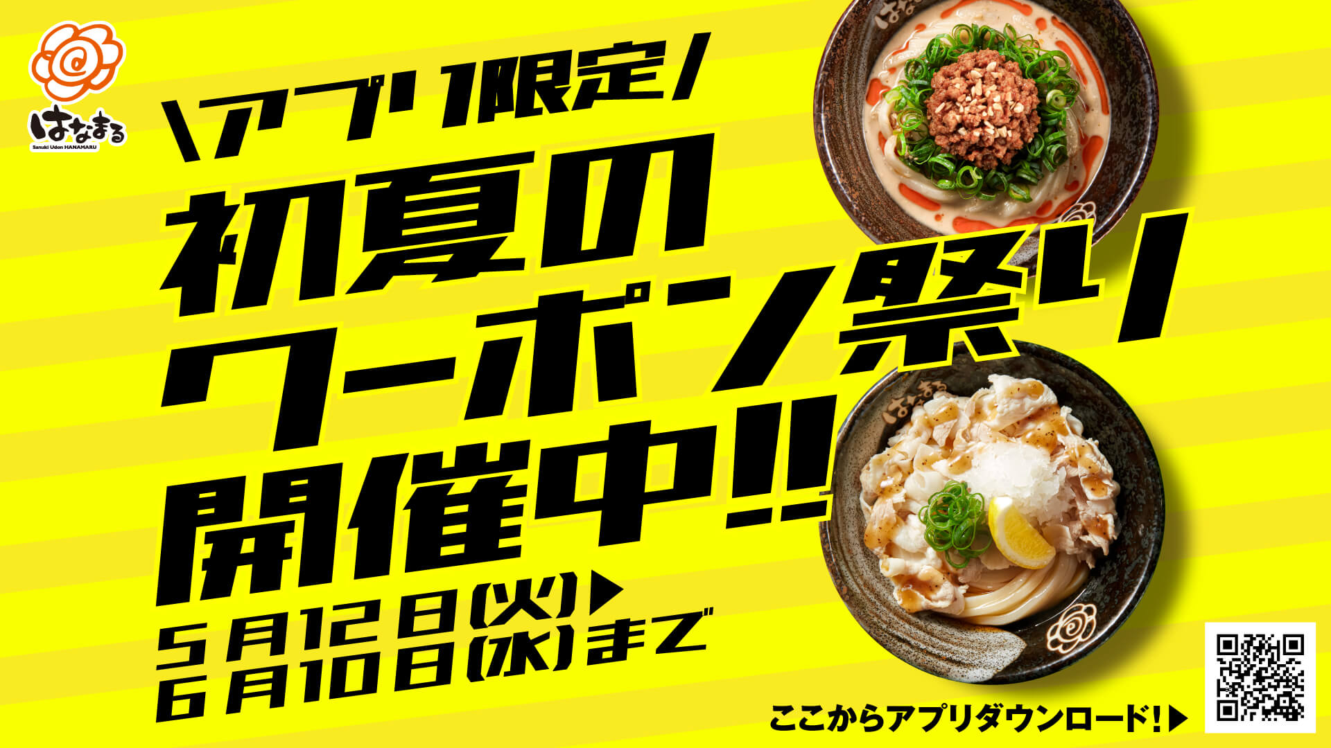 5月12日（火）より、はなまる「初夏のクーポン祭り」を開催！公式